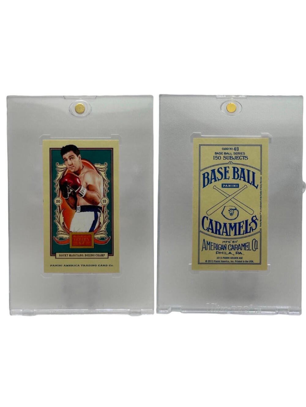 2013 Panini Golden Age Carolina Brights Mini #43 Rocky Marciano